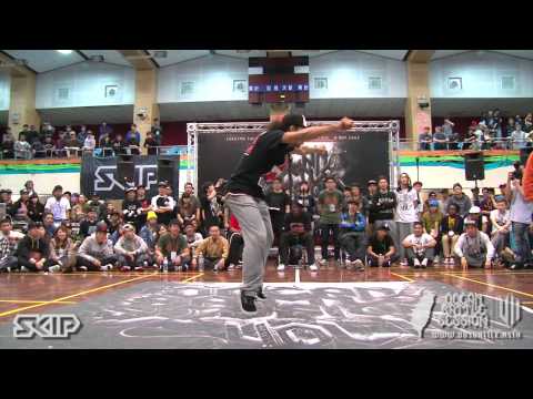 Hip-Hop Semifinal-2 Dedson Killa vs Aka Kin | 20130303 OBS VOL.7 TAIWAN FINAL