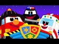 ES PT Sub Brave Rescue Cars Rescue Trio Nursery Rhymes Compilation 10m Car Songs TidiKids