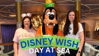 Disney Wish Sea Day 🐚 | What We Did Onboard (Jack-Jack Race, Bingo & More)