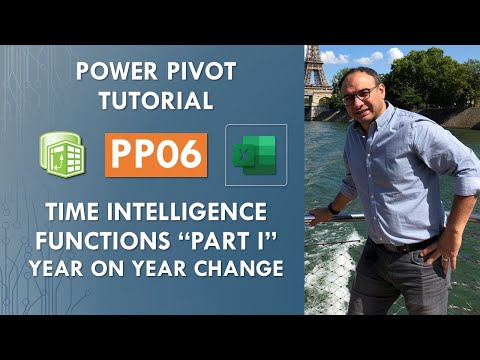 PP06: Time intelligence Functions “PART I” Year on year change (CALCULATE-SAMEPERIODLASTYEAR-DIVIDE)
