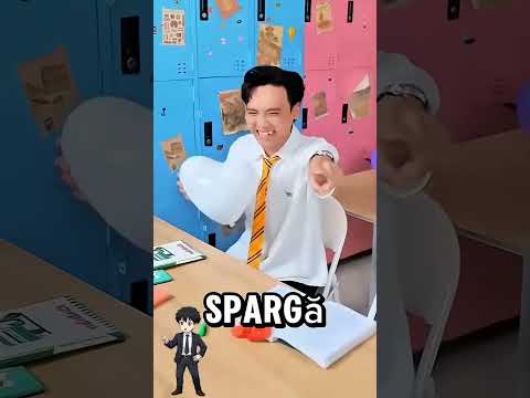 se jucau cu baloanele in timpul orei iar ce a facut profesorul te va lasa uimit!!