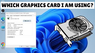 How to Check Graphics Card on Windows 11