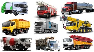 Download lagu Jenis-jenis Mobil Truck | Dump Truck, Truck Mixer, Truck Crane, Garbage Truck, Truck Damkar mp3