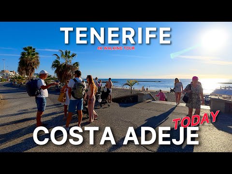 TENERIFE Today Costa Adeje 🇮🇨 Vibe & Weather | Walking Tour 4K