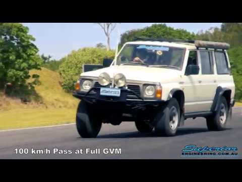 Superior Engineering Hybrid 5 Link Lane Change Test - Nissan Patrol GQ