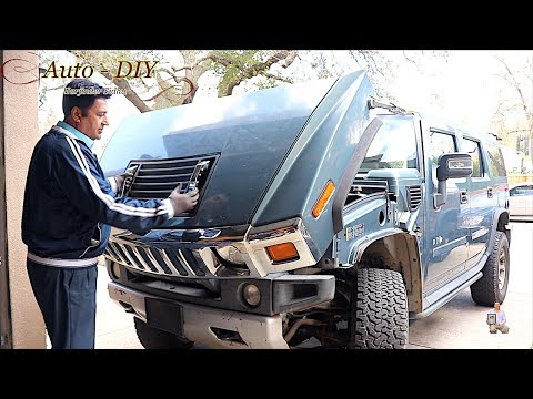 Upgrade Black Handles To Chrome Handles on HUMMER H2 | Replace Hood Vent on HUMMER H2
