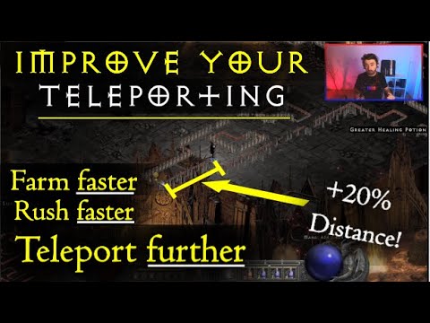 D2R | IMPROVE your teleporting by doing THIS! | Rush & farm faster!