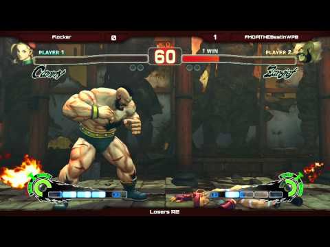VS EVO Sponsorship 2014 - Flocker (Cammy) vs FMDP|TheBestInWPB (Zangief) - Losers R2 - USF4