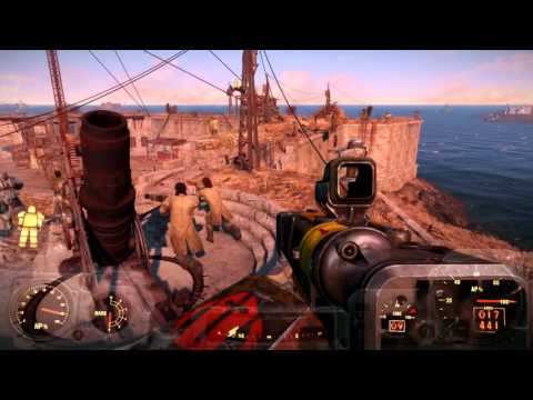 Fallout 4 Castle Defense (huge battle)