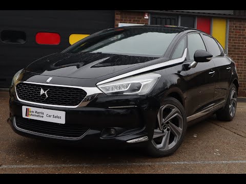 2016 Citroen DS5 Prestige BlueHDI S/S Auto Black ULEZ £30 tax Sat Nav
