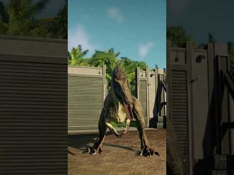 SAUROPHAGANAX MAXIMUS RELEASE ANIMATION - Jurassic World Evolution 2 (mod)