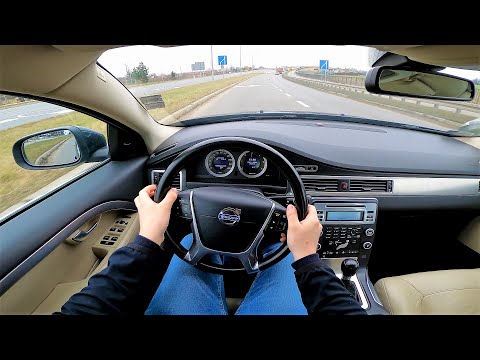 Volvo S80 II 2.4 D5 205HP Manual (2010) POV Test Drive & Acceleration 0-100 | 4K #175