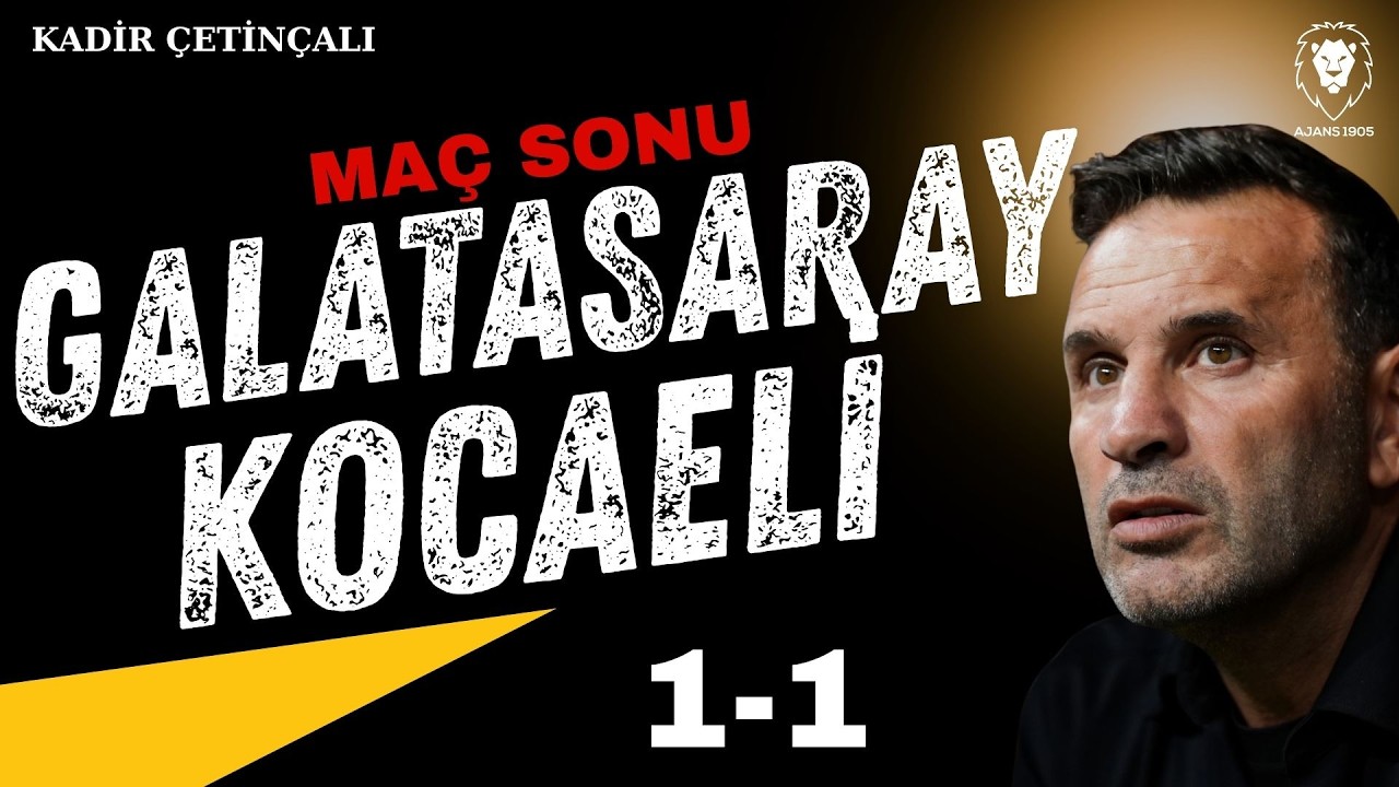 Galatasaray - Kocaeli : 1-0 | Okan Buruk, Selçuk İnan, Leroy Sane | Şampiyonluk Yolu SON 5 🔥