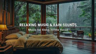 Calm Piano Music with Gentle Rain - Deep Sleep Sounds for Insomnia Relief and Peaceful Night Rest
