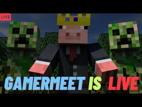 GamerMeet - Minecraft Survival #20 Building the iron farm! #Live #Minecraft #SMP