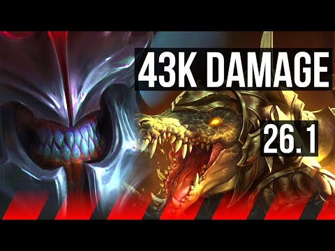 MORDEKAISER vs RENEKTON (TOP) | 43K damage | EUW Master | 26.1