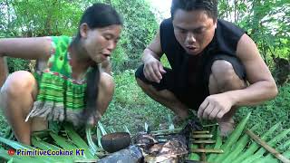Download lagu Skill Survival - Skills Catch Big Fish, Bushcraft Cooking Fish, LIVING OFF GRID mp3