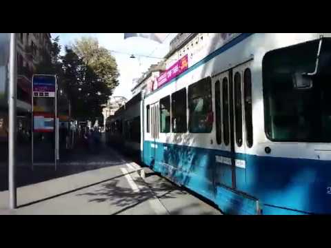 Tram 2000 auf der Linie 7 nach Wollishofen