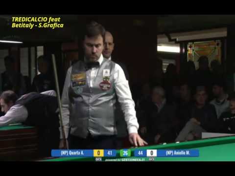QUARTA vs ANIELLO - 2^PROVA BILIARDO  BTP 2016/17 CASERTA @TREDICALCIO