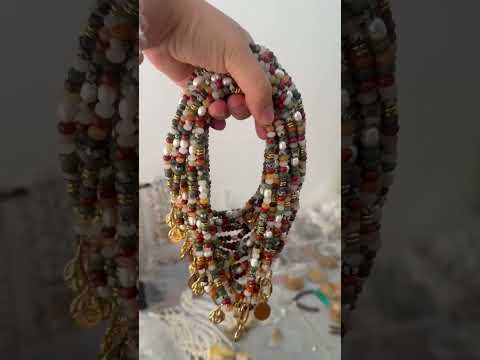 Colorful Natural Stone Necklace ✨ Unique Mix of Stones
