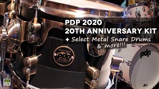 Video thumbnail for PDP Drums 2020: 20th Anniversary Kit plus Select Metal Snare Drums and Finishes by drummerszone