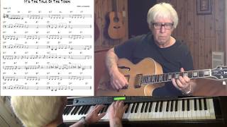 It&#39;s The Talk Of The Town - Jazz guitar &amp; piano cover ( Jerry Livingston )  Yvan Jacques