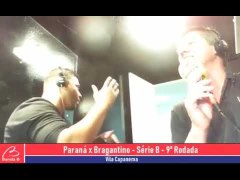 Gol de Leandro Almeida - Paraná 2 x 1 Bragantino - Rádio Banda B