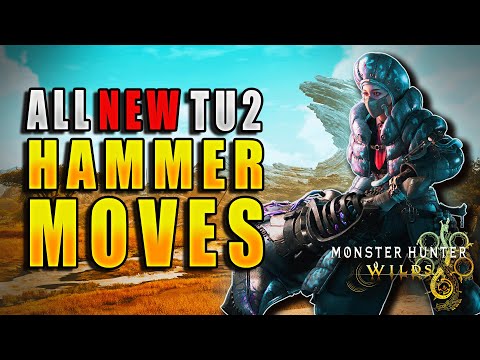 Hammer is absolutely BROKEN now! ALL New Moves Guide for TU3 - Monster Hunter Wilds