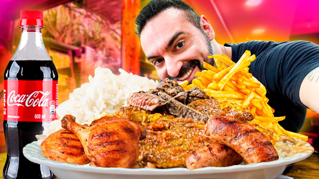 CHOCANDO OS CLIENTES! Prato de TRABALHADOR no self-service!!