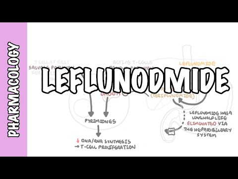 Farmacología de la Leflunomida (DMARDs) - Mecanismo de Acción, Efectos Secundarios y Colestiramina