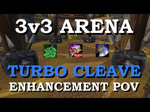 3v3 Arena - TURBO Cleave ~2100-2200mmr PART 1 | WoW BfA PvP 8.3 Season 4 Enhancement Shaman | Waves