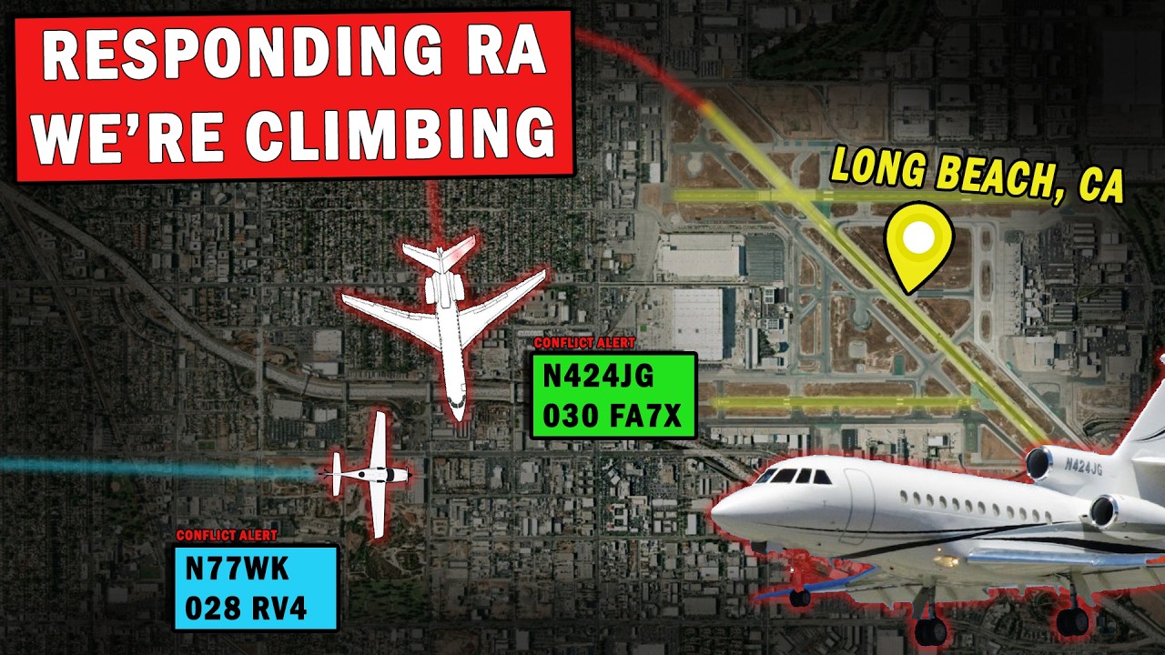 Near MID-AIR Collision | TCAS Saved the Day Again!!