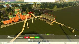 Roller Coaster Tycoon World Beta 1 (Intro & Coaster Building)
