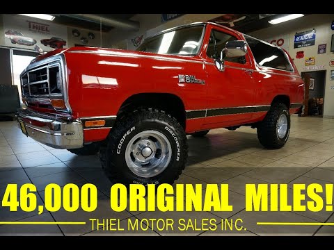 1988 Dodge Ramcharger (CC-2012216) for sale in De Witt, Iowa