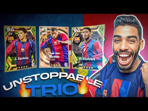 I PLAYED WITH ALL NEW BARCELONA EPIC PLAYERS | RIVALDO + SAVIOLA + KLUIVERT