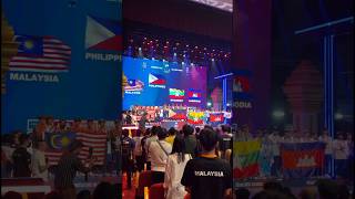 The national anthem was presented by the male MLBB category for the Philippines 🇵🇭 🫡