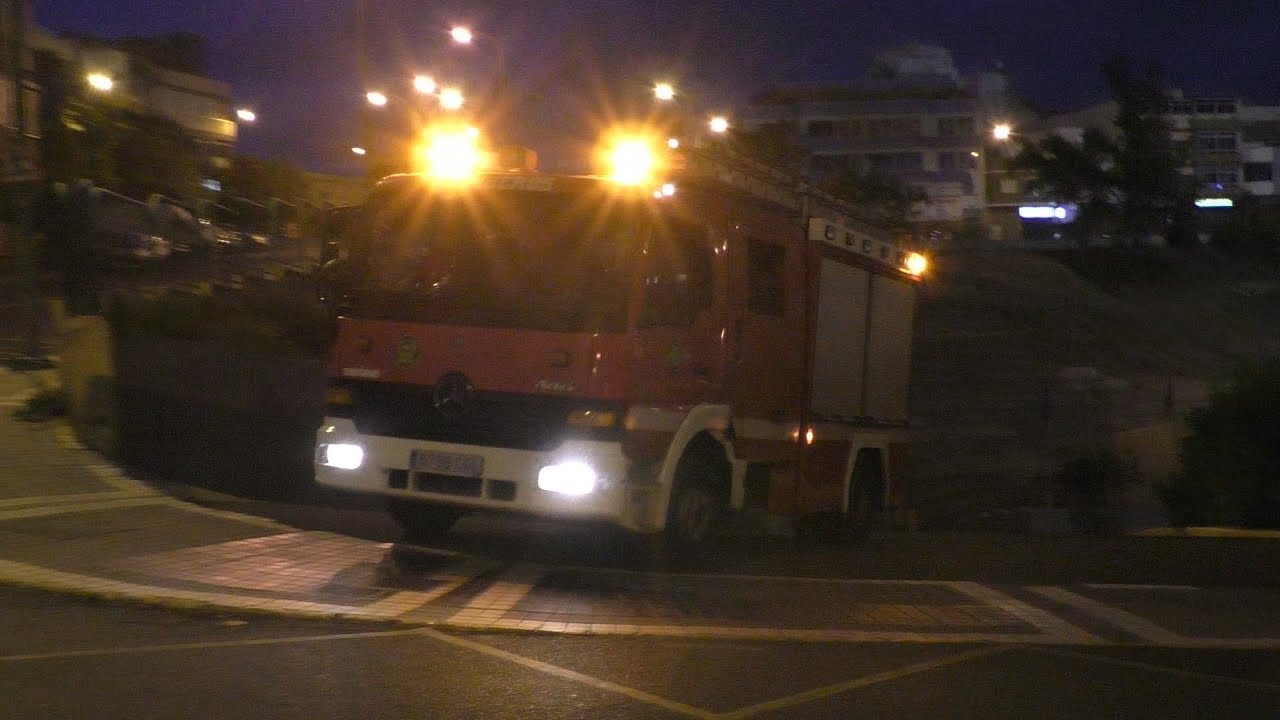 [Emergency Call in Gran Canaria] Fire Engine – Las Palmas de Gran Canaria Fire Department Responding