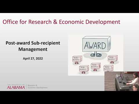 Post-award Steps and Discussion