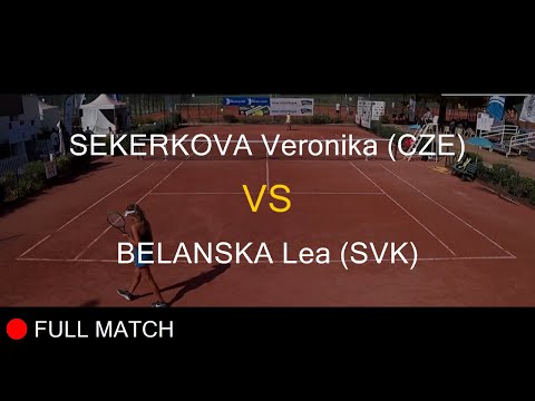 SEKERKOVA Veronika (CZE) VS BELANSKA Lea (SVK) - La Balle Mimosa 2022