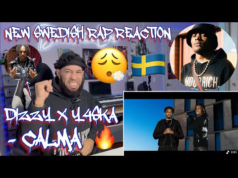 AMERICAN REACTS TO SWEDISH RAP! | Dizzy x Y4ska - Calma (Unofficial Music Video) [REACTION!!!]