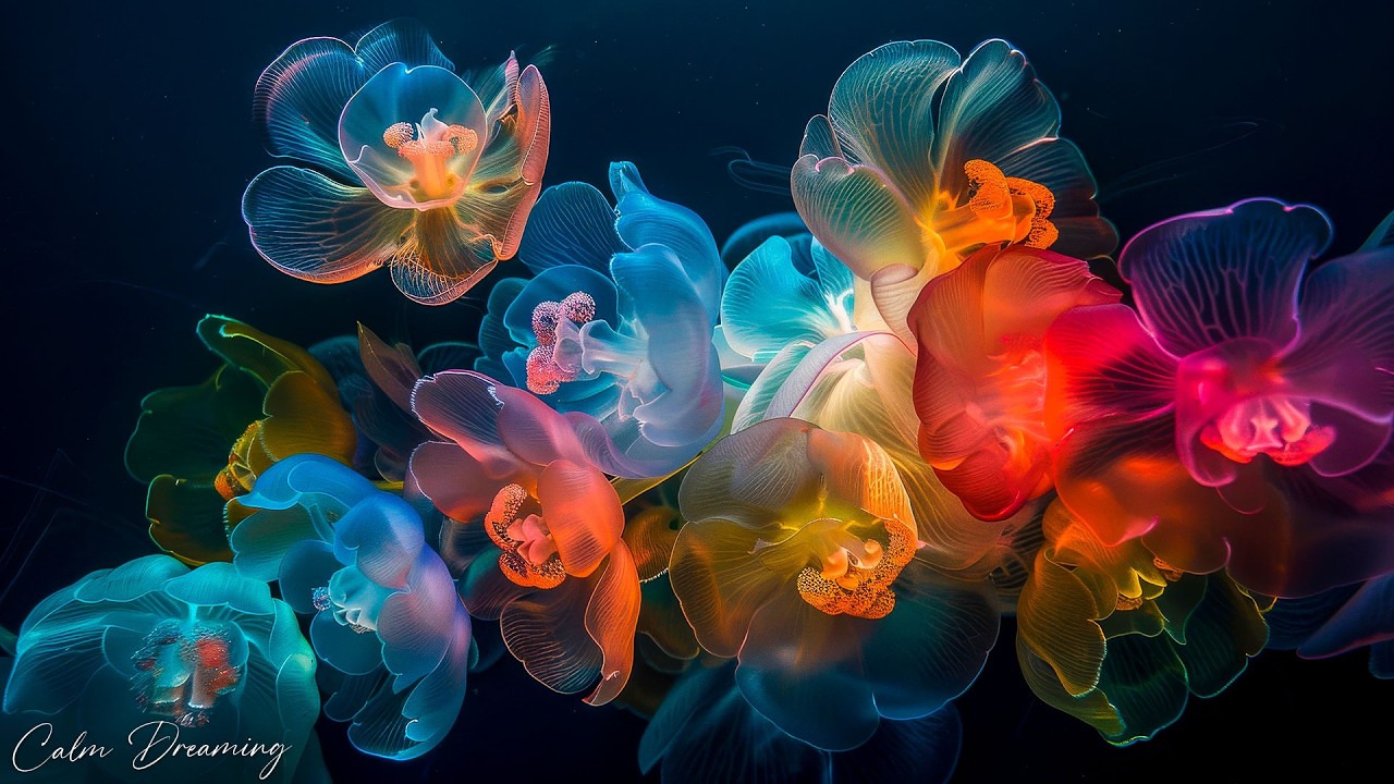 Jellyfish Aquarium • Healing of Insomnia, Stress, Anxiety and Depression • MELATONIN RELEASE #46