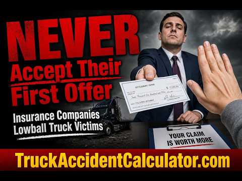 The Insurance Company's First Offer Is NEVER Their Best — Truck Accident Victims BEWARE