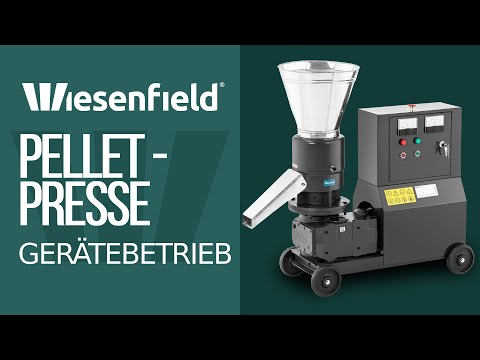 Video - Pelletpresse - max. 200 kg/h - Ø 229 mm - 2 Walzen