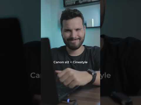 Canon sl2 + cinestyle #shorts #colorgrading