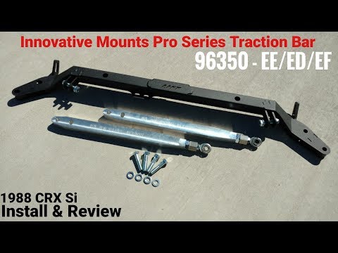 Innovative Pro Series Traction Bar Review & Install on the CRX (88-91 EF Civic)