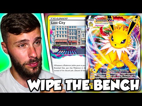 Jolteon VMAX Leaves Your Opponent Maidenless with Lost City!