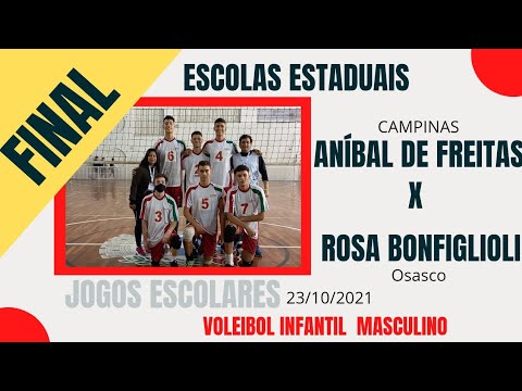Final Voleibol Infantil Masculino Jogos Escolares 2021 SP