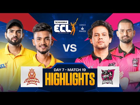 Rolla vs Rolla | Ubaid Khan Blasts 151 Runs vs Zayn's Rangers | Match 19 - Highlights | ECLT10