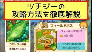 【ファンタジーライフオンライン】コモレヴィの森のフィールドボス、ツチジーの倒し方を徹底解説！【FLO】