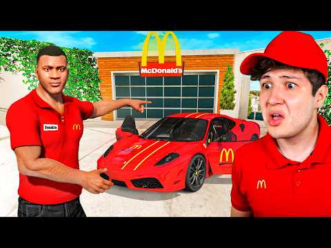 CONVERTÍ la CASA de FRANKLIN en un MCDONALDS en GTA 5! 🏡🍔 (Mods)